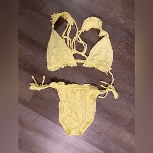 Yellow ASOS bikini (Size 18)